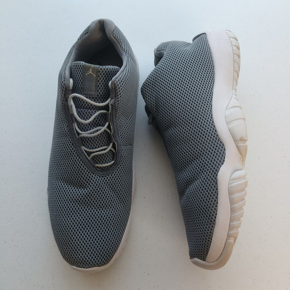 Air Jordan‎ Future Low Mens Size 13 Grey Mesh Athletic Basketball Shoes Sneakers